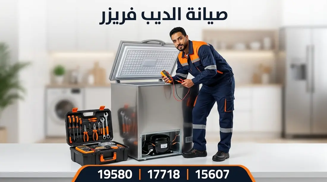 صيانة ديب فريزر ال جي LG — الخط الساخن 19580